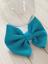 Load image into Gallery viewer, Deep Sky Blue {bow} - Calli Alyse Boutique