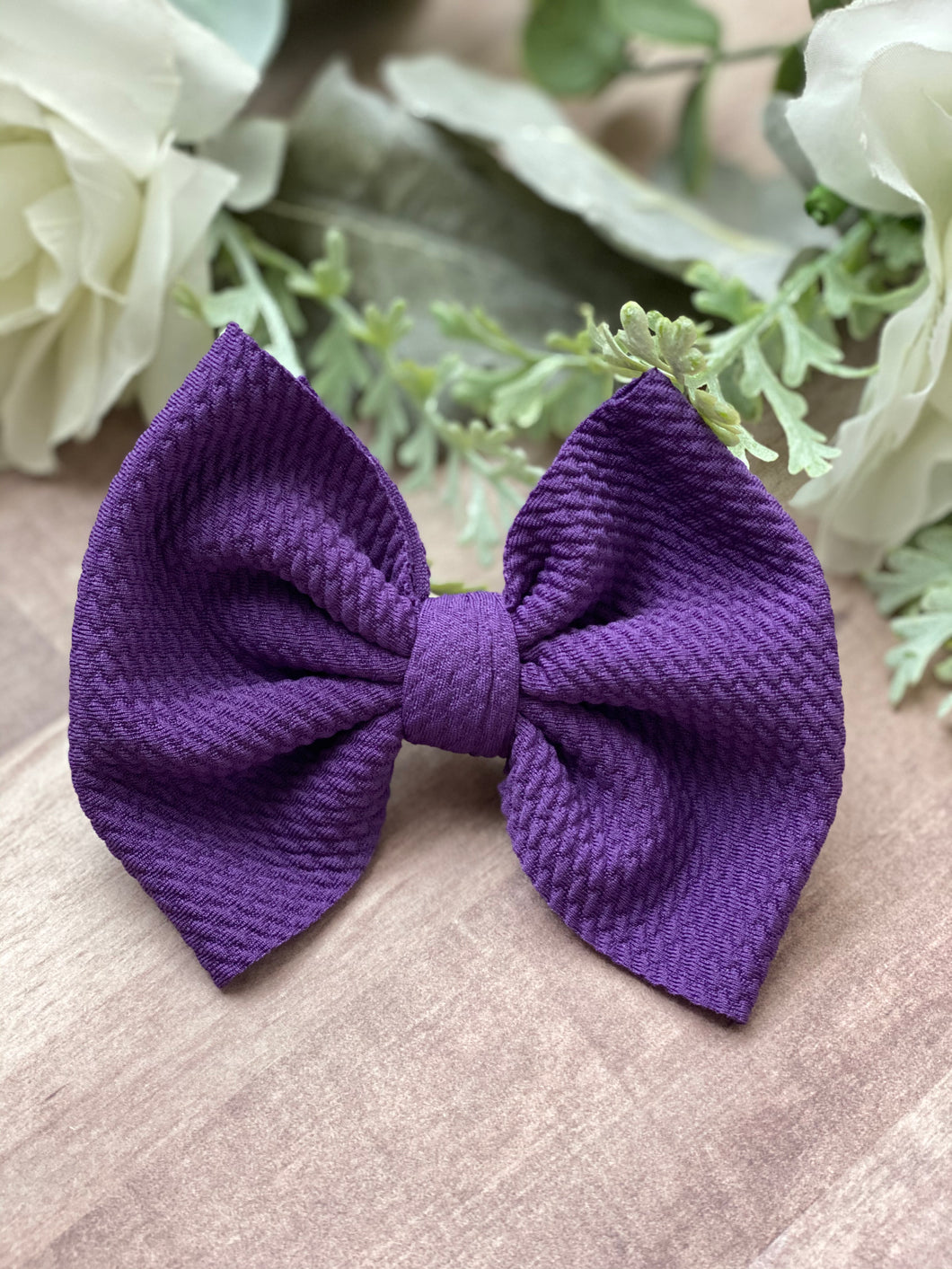 Royal Purple {bow} - Calli Alyse Boutique