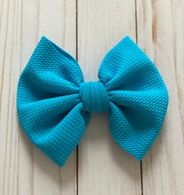 Load image into Gallery viewer, Deep Sky Blue {bow} - Calli Alyse Boutique
