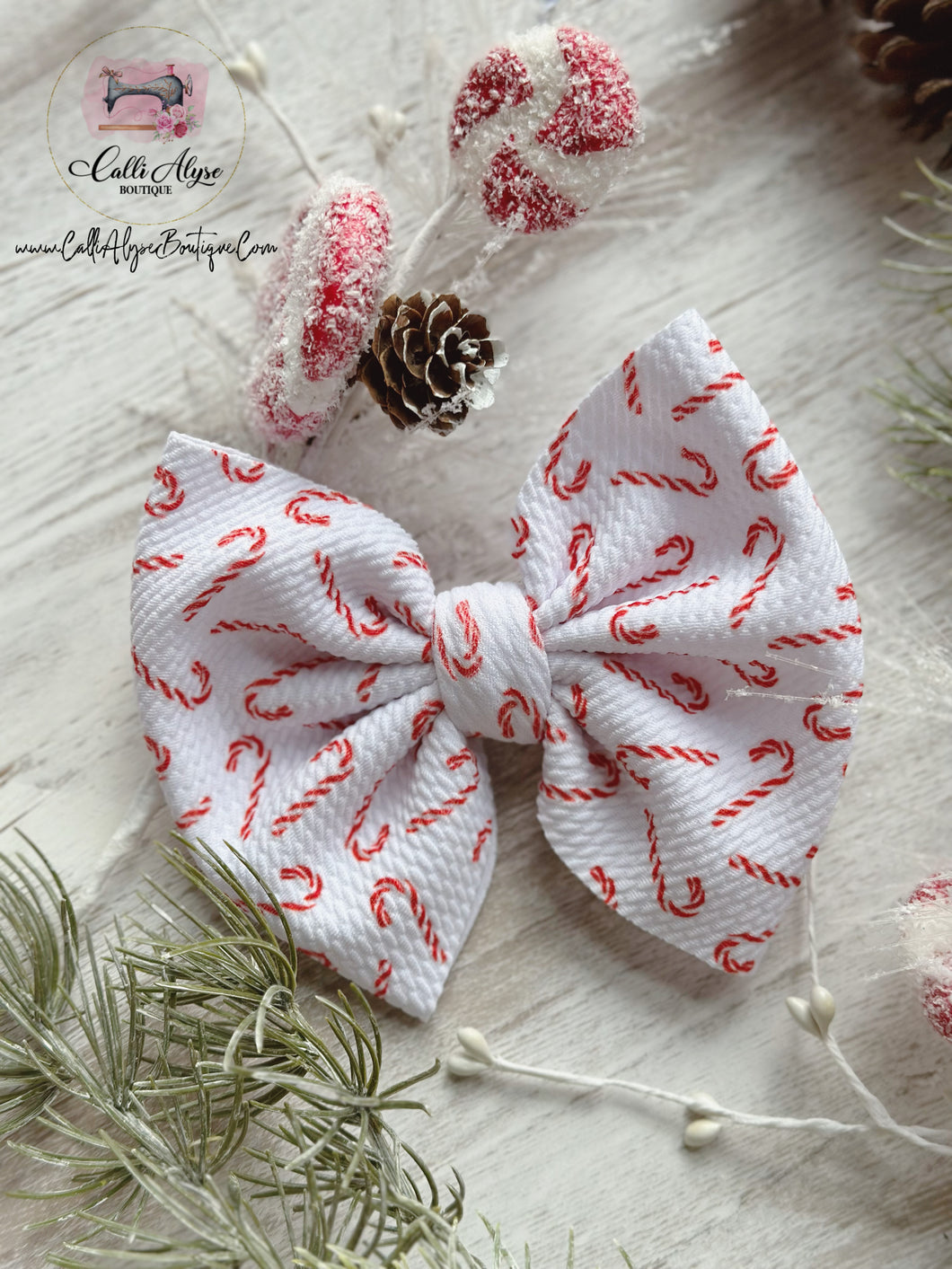 Christmas Canes {Bow}