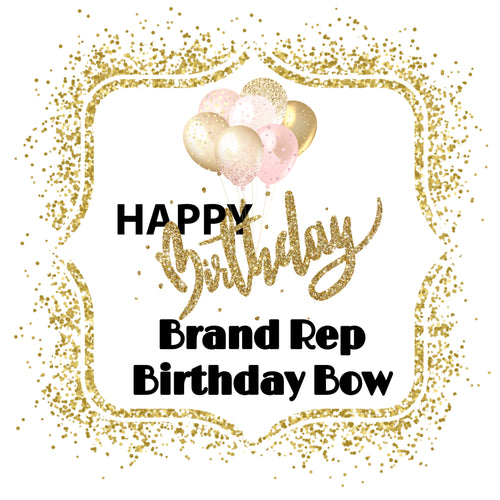 Brand Rep Birthday Bow - Calli Alyse Boutique