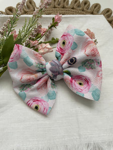 Sweet Succulent Floral {Bow} - Calli Alyse Boutique