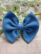 Load image into Gallery viewer, Blizzard Blue {bow} - Calli Alyse Boutique