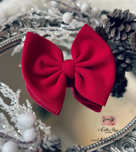 Santa Suit Red {Bow}