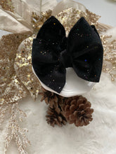 Load image into Gallery viewer, Cheers to the new year {Sparkle Velvet bow} - Calli Alyse Boutique